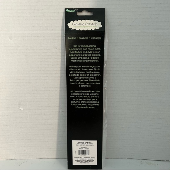 Darice 12 inches embossing border - BUTTERFLIES - Picture 2 of 7